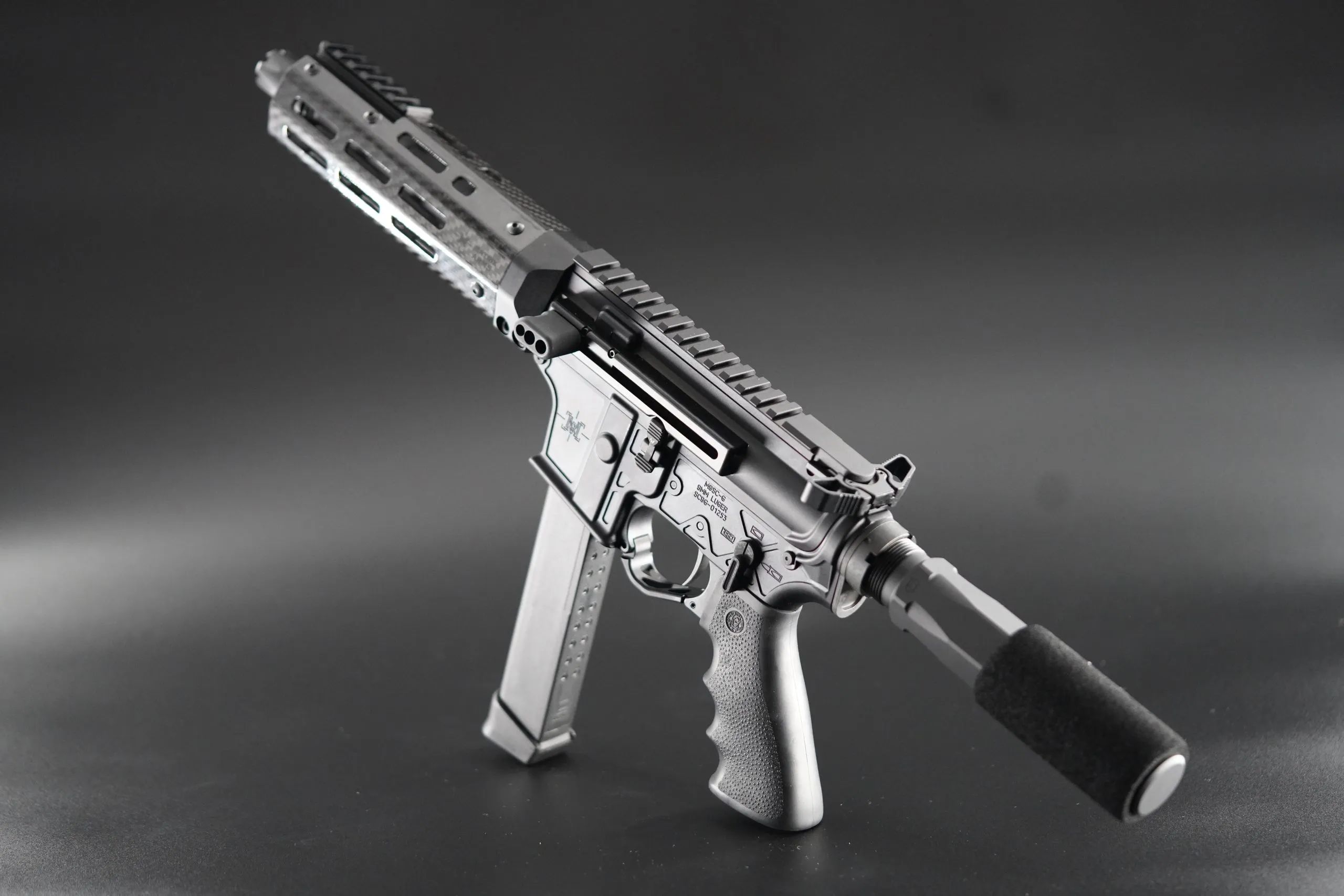 9mm AR9 Carbon Elite Pistol Dual-Charging GLOCK™ AR Pistol *Patented LRBHO